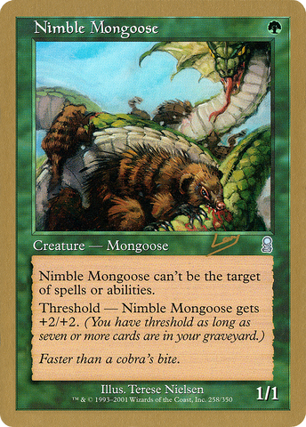 Nimble Mongoose (Raphael Levy) [World Championship Decks 2002] - The Mythic Store | 24h Order Processing