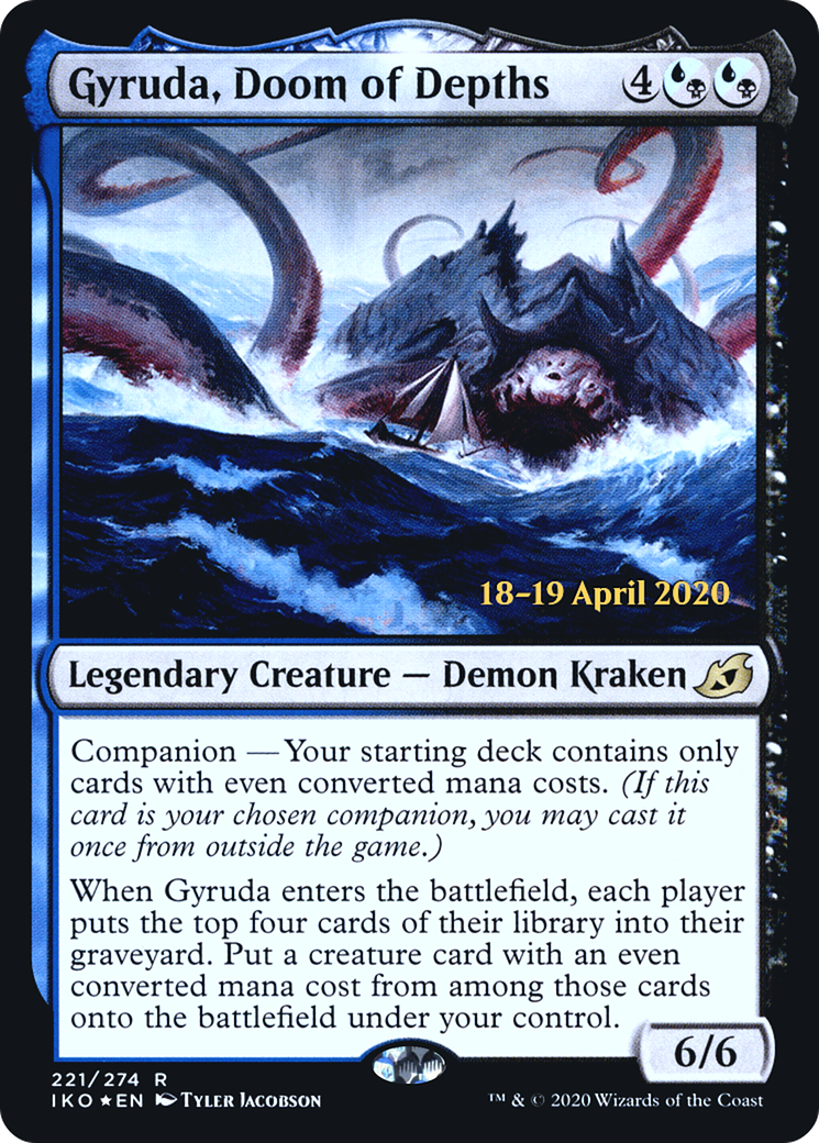 Gyruda, Doom of Depths [Ikoria: Lair of Behemoths Prerelease Promos] - The Mythic Store | 24h Order Processing