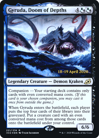 Gyruda, Doom of Depths [Ikoria: Lair of Behemoths Prerelease Promos] - The Mythic Store | 24h Order Processing