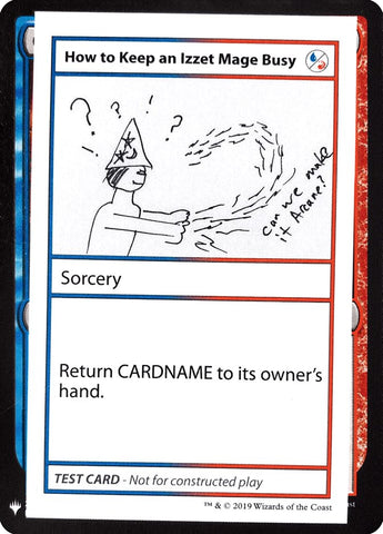 How to Keep an Izzet Mage Busy [Mystery Booster Playtest Cards] - The Mythic Store | 24h Order Processing