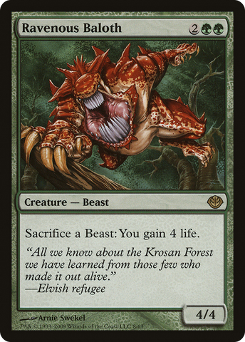 Ravenous Baloth [Duel Decks: Garruk vs. Liliana] - The Mythic Store | 24h Order Processing