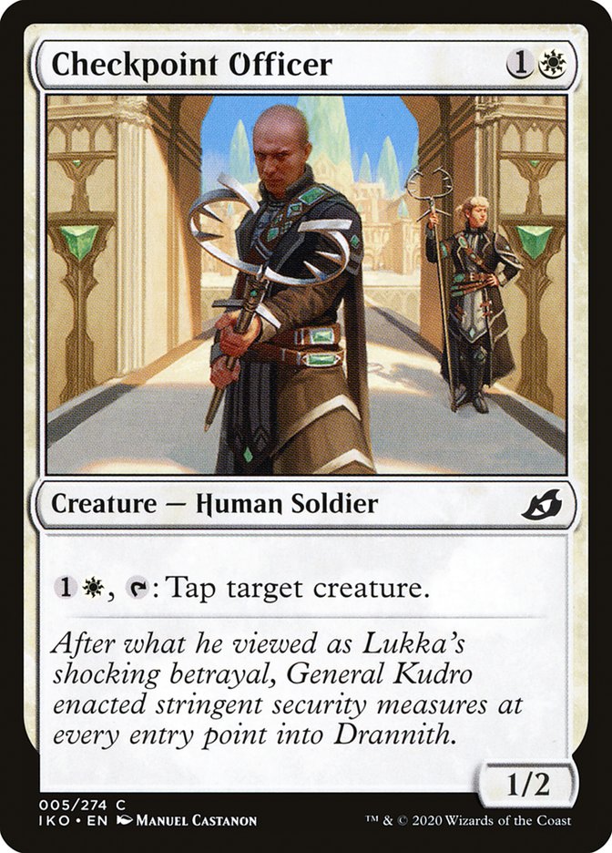 Checkpoint Officer [Ikoria: Lair of Behemoths] - The Mythic Store | 24h Order Processing