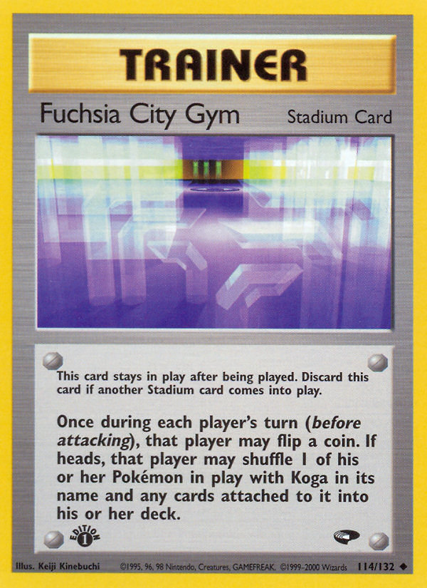 Fuchsia City Gym (114/132) [Gym Challenge 1st Edition] - The Mythic Store | 24h Order Processing