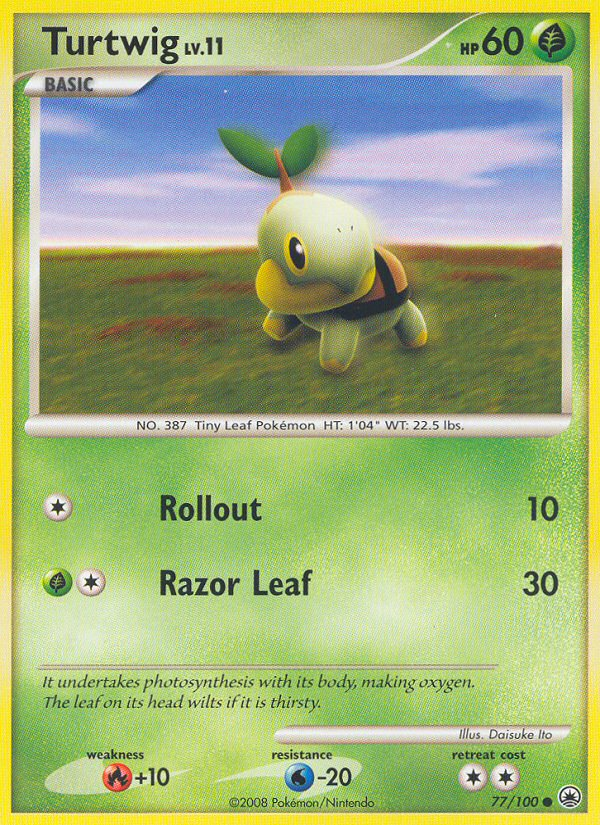 Turtwig (77/100) [Diamond & Pearl: Majestic Dawn] - The Mythic Store | 24h Order Processing