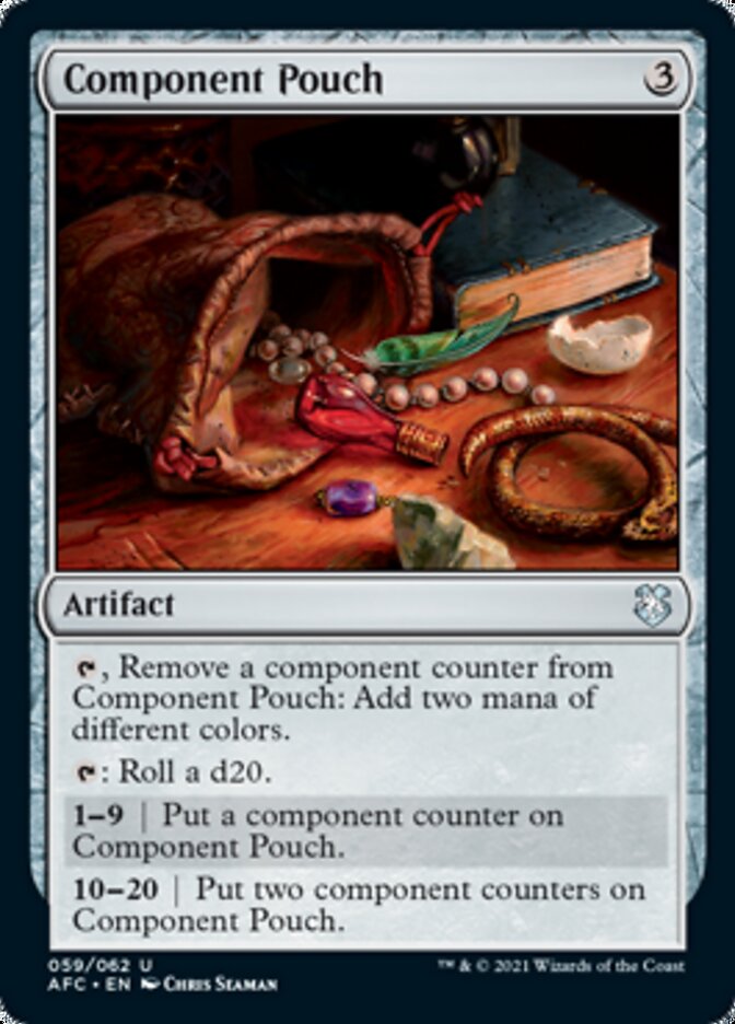 Component Pouch [Dungeons & Dragons: Adventures in the Forgotten Realms Commander] - The Mythic Store | 24h Order Processing