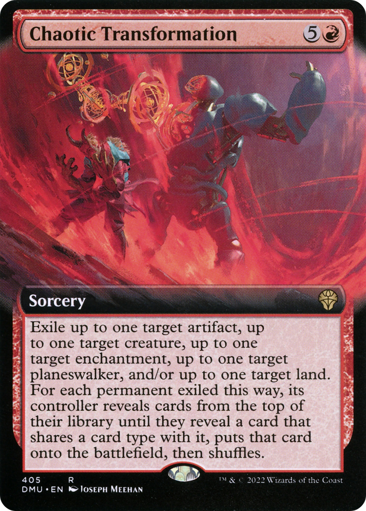 Chaotic Transformation (Extended Art) [Dominaria United] - The Mythic Store | 24h Order Processing