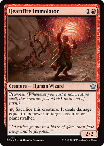 Heartfire Immolator [Foundations] - The Mythic Store | 24h Order Processing
