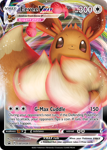 Eevee VMAX (SWSH087) [Sword & Shield: Black Star Promos] - The Mythic Store | 24h Order Processing