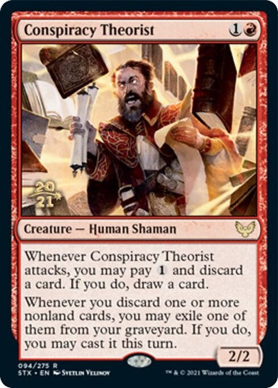 Conspiracy Theorist [Strixhaven: School of Mages Prerelease Promos] - The Mythic Store | 24h Order Processing