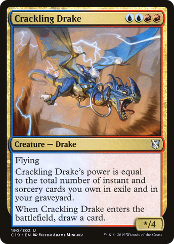 Crackling Drake [Commander 2019] - The Mythic Store | 24h Order Processing
