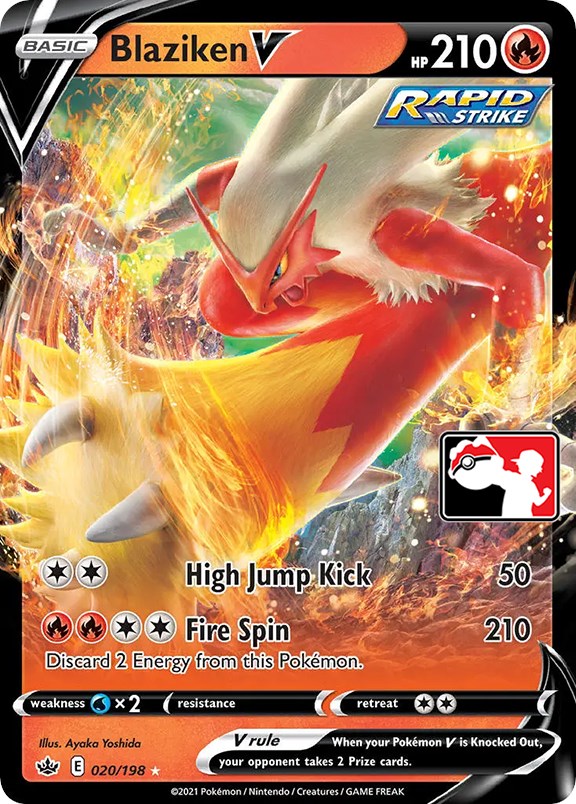 Blaziken V (020/198) [Prize Pack Series One] - The Mythic Store | 24h Order Processing