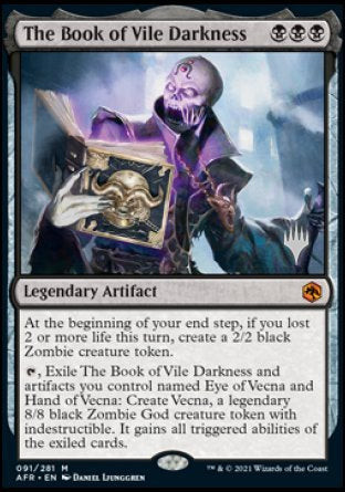 The Book of Vile Darkness (Promo Pack) [Dungeons & Dragons: Adventures in the Forgotten Realms Promos] - The Mythic Store | 24h Order Processing
