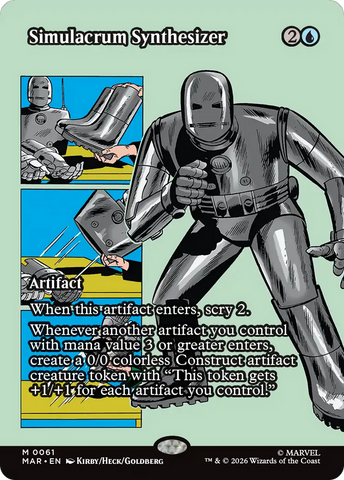 Simulacrum Synthesizer (Borderless) [Marvel Universe: Eternal-Legal] - The Mythic Store | 24h Order Processing