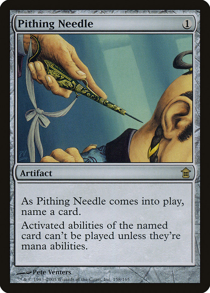 Pithing Needle [Saviors of Kamigawa] - The Mythic Store | 24h Order Processing