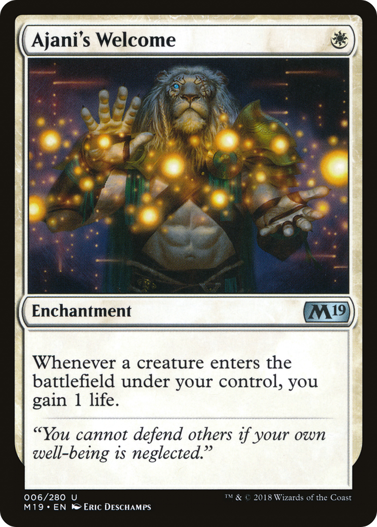 Ajani's Welcome [Core Set 2019] - The Mythic Store | 24h Order Processing