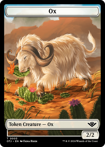 Ox // Plot Double-Sided Token [Outlaws of Thunder Junction Tokens] - The Mythic Store | 24h Order Processing