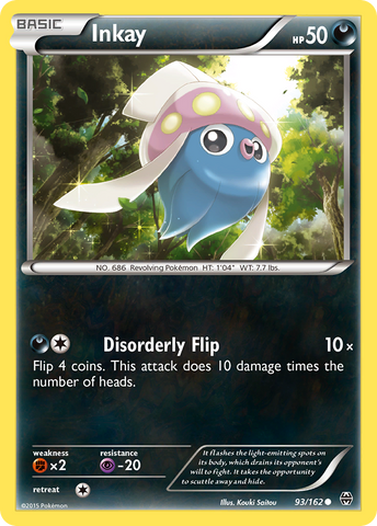 Inkay (93/162) [XY: BREAKthrough] - The Mythic Store | 24h Order Processing