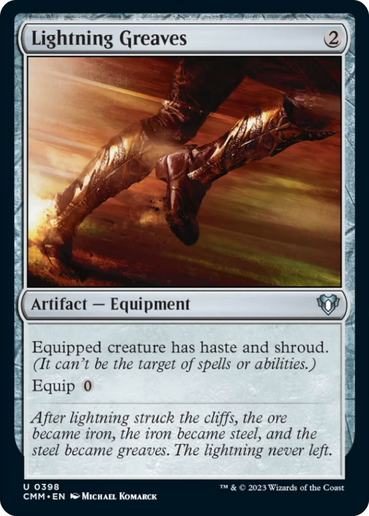 Lightning Greaves [Commander Masters] - The Mythic Store | 24h Order Processing