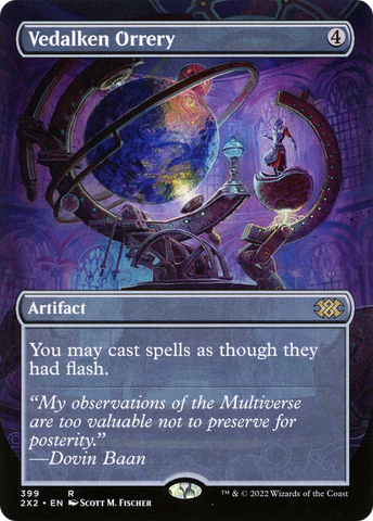 Vedalken Orrery (Borderless Alternate Art) [Double Masters 2022] - The Mythic Store | 24h Order Processing