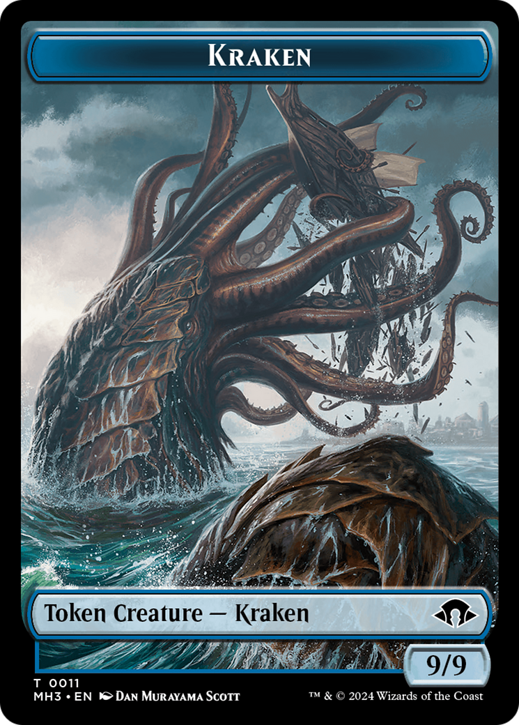 Eldrazi Spawn // Kraken Double-Sided Token [Modern Horizons 3 Tokens] - The Mythic Store | 24h Order Processing