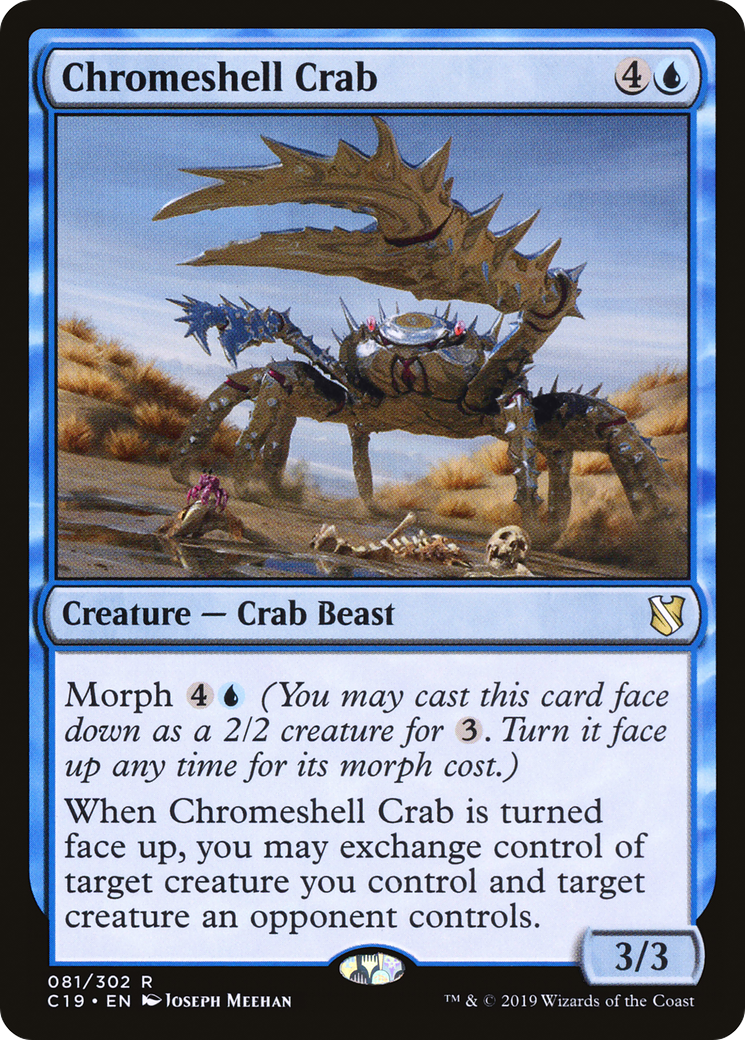 Chromeshell Crab [Commander 2019] - The Mythic Store | 24h Order Processing
