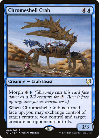Chromeshell Crab [Commander 2019] - The Mythic Store | 24h Order Processing