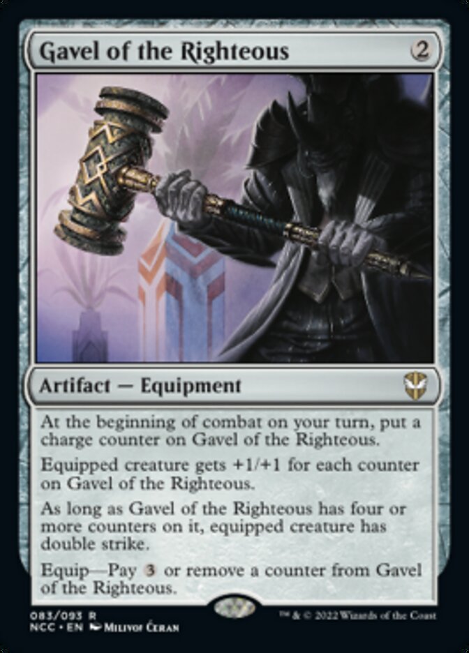 Gavel of the Righteous [Streets of New Capenna Commander] - The Mythic Store | 24h Order Processing