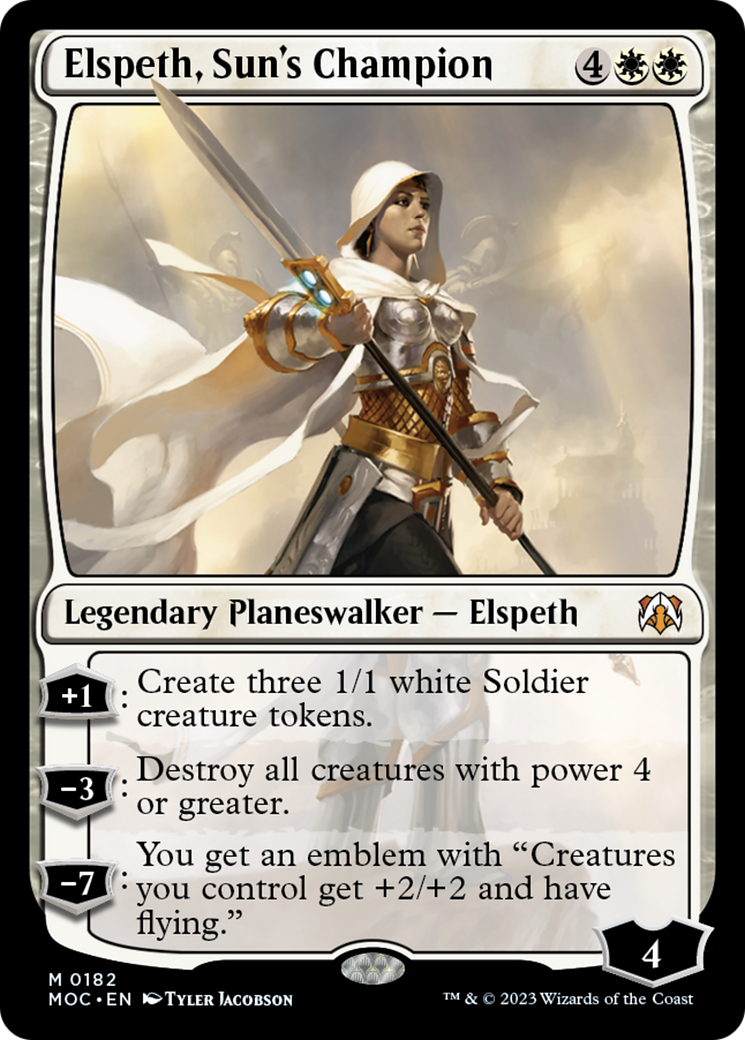 Elspeth, Sun's Champion [March of the Machine Commander] - The Mythic Store | 24h Order Processing