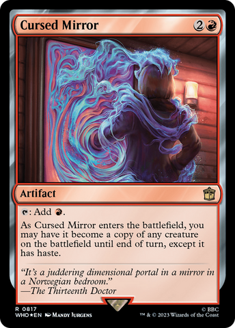 Cursed Mirror (Surge Foil) [Doctor Who] - The Mythic Store | 24h Order Processing