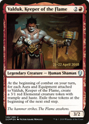 Valduk, Keeper of the Flame [Dominaria Prerelease Promos] - The Mythic Store | 24h Order Processing