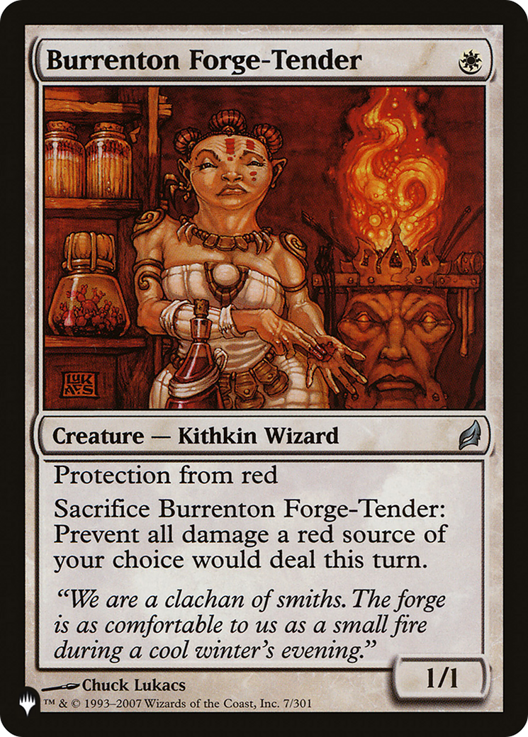 Burrenton Forge-Tender [The List Reprints] - The Mythic Store | 24h Order Processing