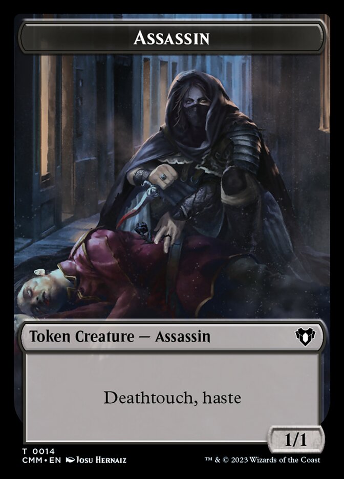 Eldrazi Scion // Assassin Double-Sided Token [Commander Masters Tokens] - The Mythic Store | 24h Order Processing