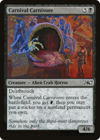 Carnival Carnivore (Galaxy Foil) [Unfinity] - The Mythic Store | 24h Order Processing