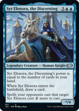 Syr Elenora, the Discerning [Jumpstart 2022] - The Mythic Store | 24h Order Processing