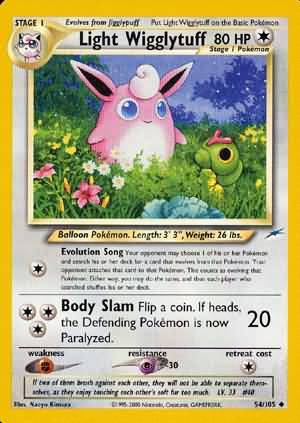 Light Wigglytuff (54/105) [Neo Destiny Unlimited] - The Mythic Store | 24h Order Processing
