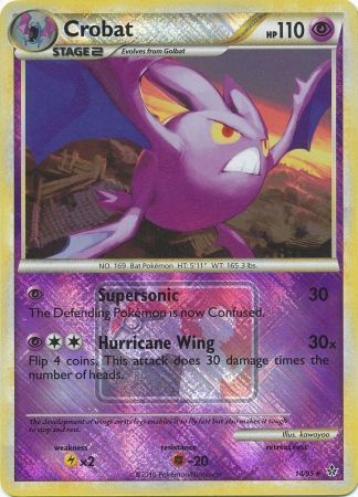 Crobat (14/95) (League Promo) [HeartGold & SoulSilver: Unleashed] - The Mythic Store | 24h Order Processing
