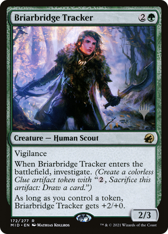 Briarbridge Tracker (Promo Pack) [Innistrad: Midnight Hunt Promos] - The Mythic Store | 24h Order Processing