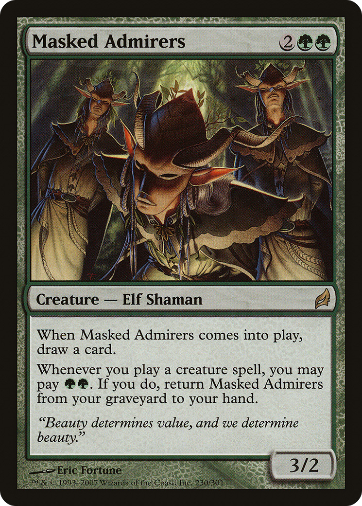 Masked Admirers [Lorwyn] - The Mythic Store | 24h Order Processing