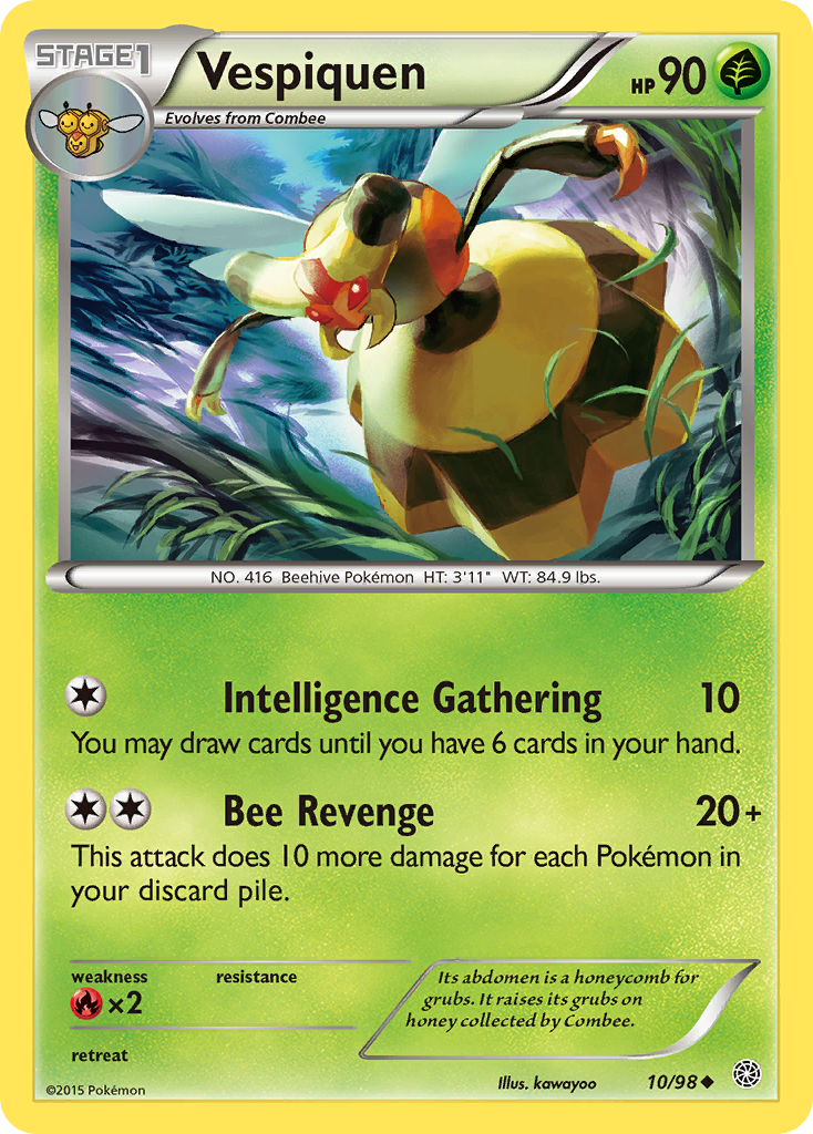 Vespiquen (10/98) [XY: Ancient Origins] - The Mythic Store | 24h Order Processing