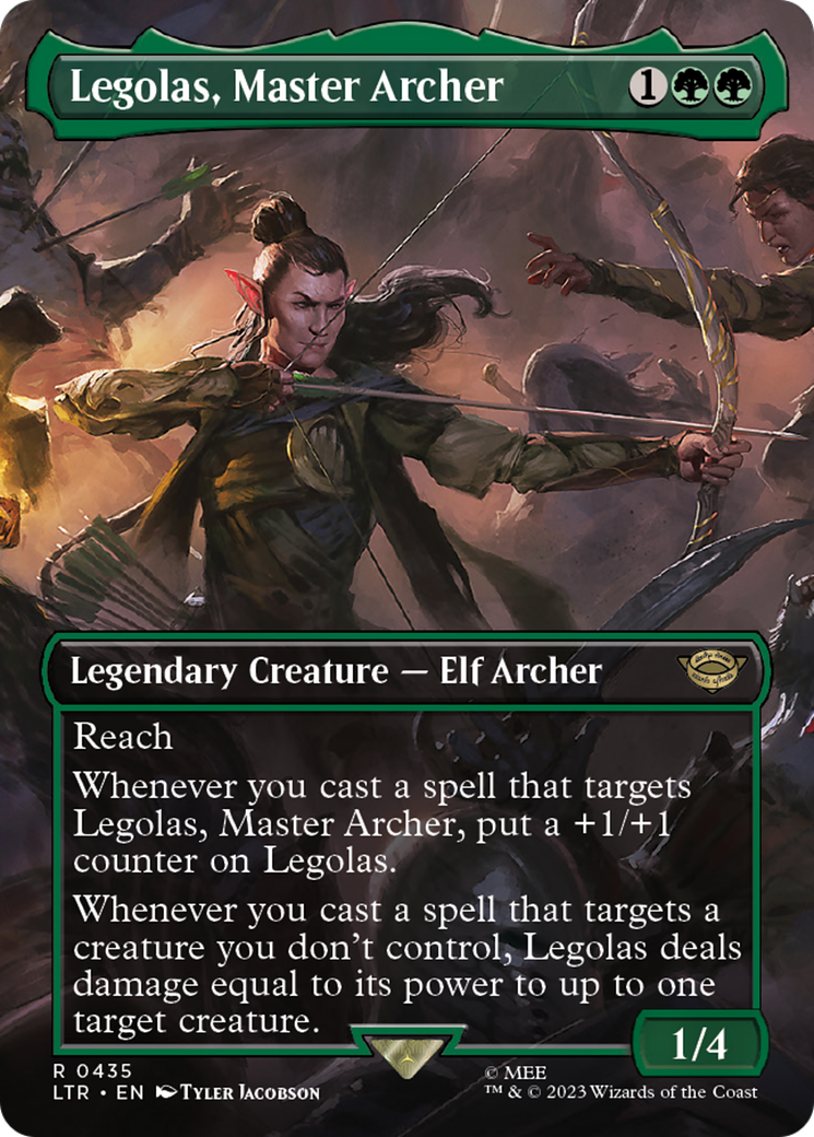 Legolas, Master Archer (Borderless Alternate Art) [The Lord of the Rings: Tales of Middle-Earth] - The Mythic Store | 24h Order Processing