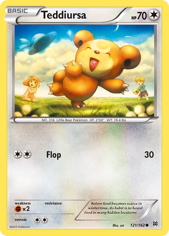 Teddiursa (121/162) [XY: BREAKthrough] - The Mythic Store | 24h Order Processing