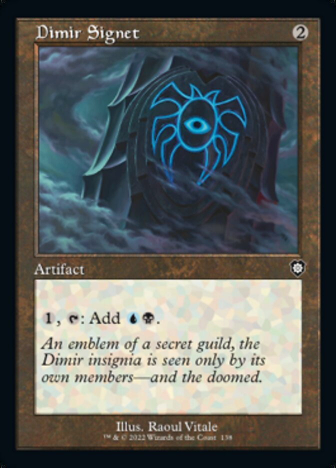 Dimir Signet (Retro) [The Brothers' War Commander] - The Mythic Store | 24h Order Processing