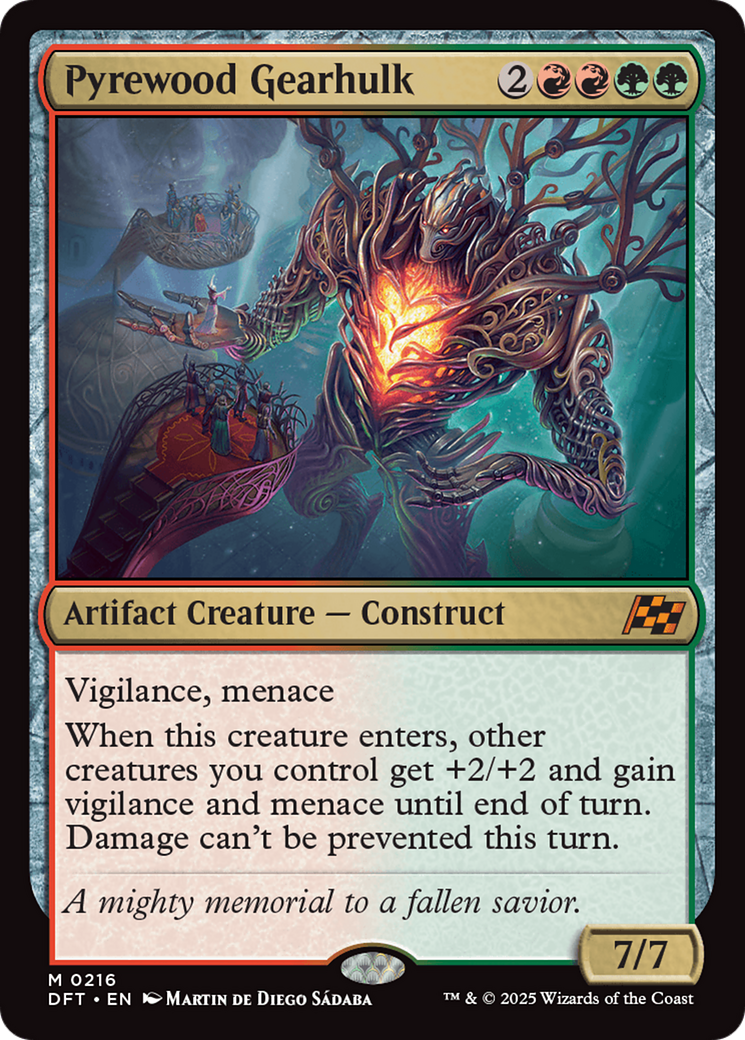 Pyrewood Gearhulk [Aetherdrift] - The Mythic Store | 24h Order Processing