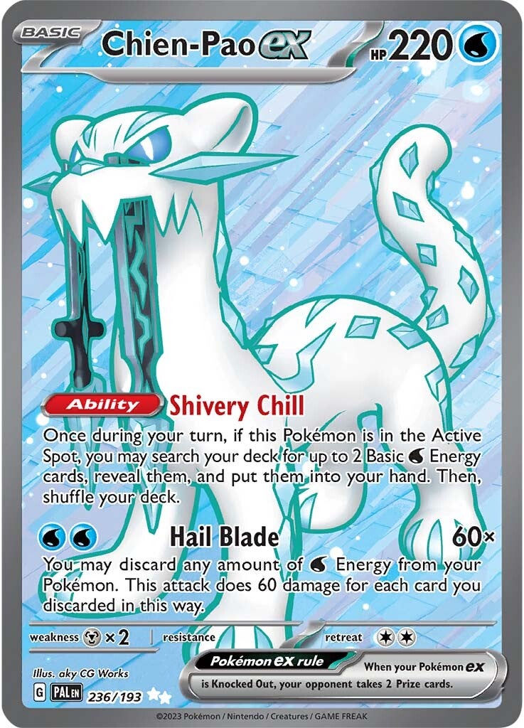 Chien-Pao ex (236/193) [Scarlet & Violet: Paldea Evolved] - The Mythic Store | 24h Order Processing