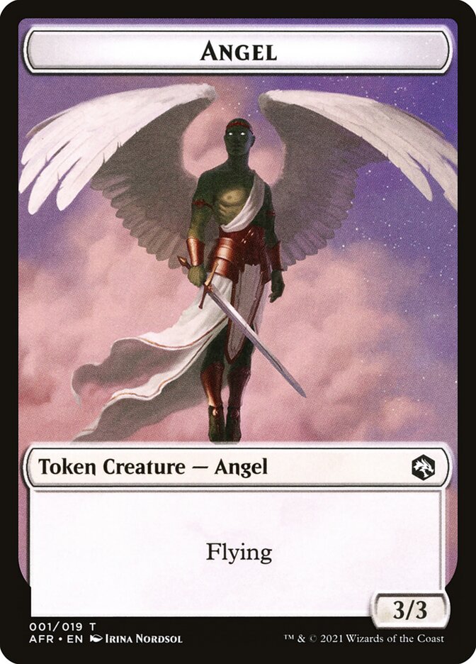 Angel // Dog Illusion Double-Sided Token [Dungeons & Dragons: Adventures in the Forgotten Realms Tokens] - The Mythic Store | 24h Order Processing