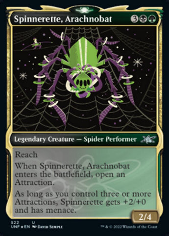 Spinnerette, Arachnobat (Showcase) (Galaxy Foil) [Unfinity] - The Mythic Store | 24h Order Processing