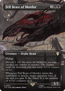 Fell Beast of Mordor (Borderless) (Surge Foil) [The Lord of the Rings: Tales of Middle-Earth Commander] - The Mythic Store | 24h Order Processing