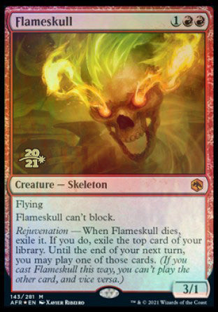 Flameskull [Dungeons & Dragons: Adventures in the Forgotten Realms Prerelease Promos] - The Mythic Store | 24h Order Processing