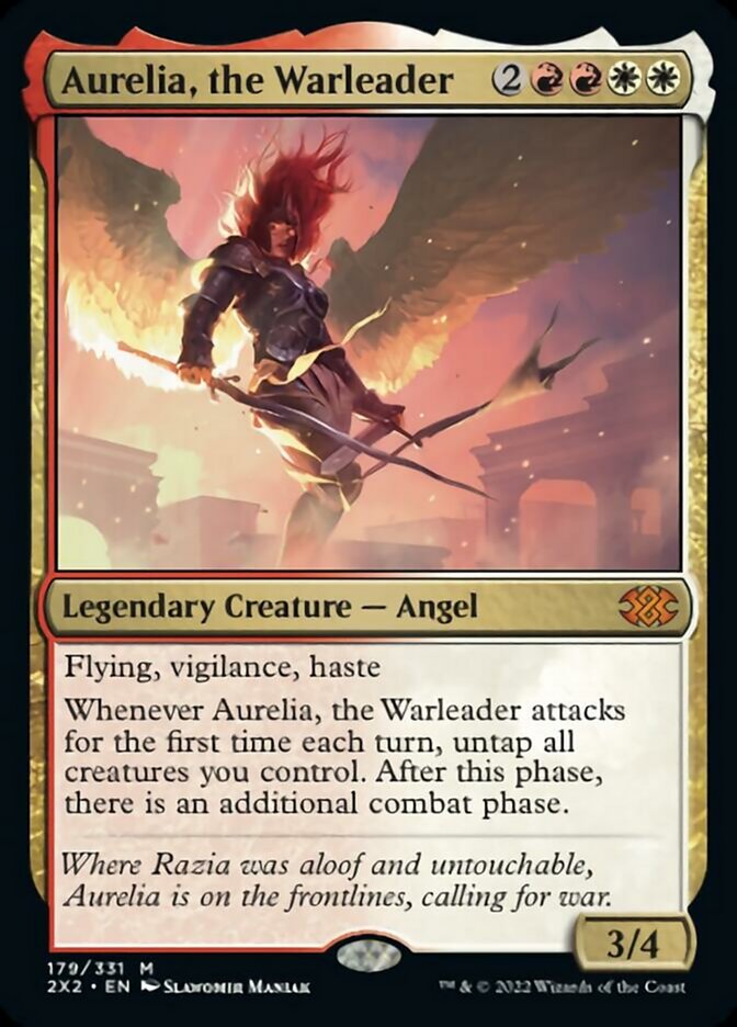 Aurelia, the Warleader [Double Masters 2022] - The Mythic Store | 24h Order Processing