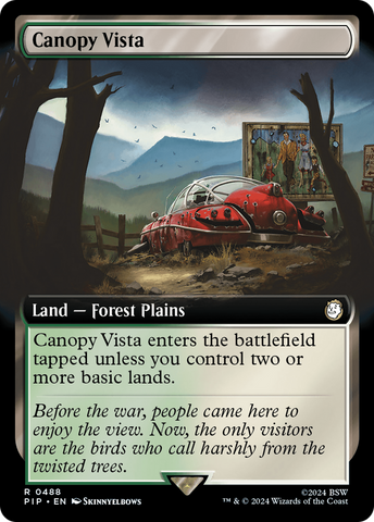 Canopy Vista (Extended Art) [Fallout] - The Mythic Store | 24h Order Processing